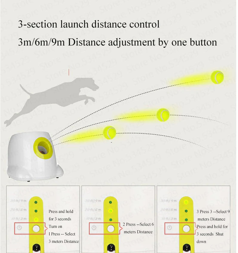 Automatic Dog Ball Launcher – Interactive Play